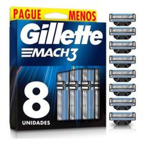 Carga Gillette Mach3 Regular Leve 8 Pague 6