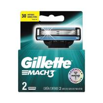 Carga Mach3 Gillette - Embalagem c/ 2 unidades - Gillette Mach 3