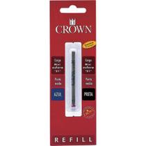 Carga Mini D1 Azul e Preta Com 2 Refis Ca16005n Crown Carga Mini D1 Azul e Preta Com 2 Refis Ca16005n Crown