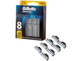 Carga para Aparelho de Barbear Gillette Mach3 - 8 Unidades