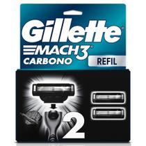 Carga para Aparelho de Barbear Gillette Mach3 Carbono 2 Unidades
