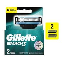Carga Para Aparelho De Barbear Gillette Mach3 Regular C/2 Unidades