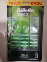 Carga para Aparelho de Barbear Gillette Mach3 Sensitive com 16 Cargas