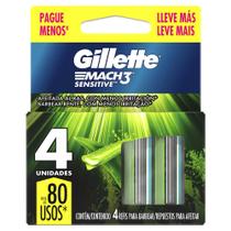 Carga para aparelho de barbear Gillette Mach3 Sensitive