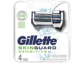 Carga para Aparelho de Barbear Gillette - Skinguard Sensitive 4 Unidades