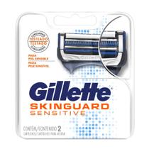 Carga Para Aparelho de Barbear Gillette Skinguard Sensitive Refil 2 Cartuchos