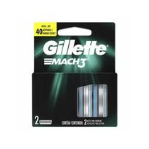 Carga para Aparelho de Barbear Mach 3 Com 2 Unidades Gillette