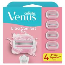 Carga para Aparelho de Depilar Gillette Venus Spa 4 Unidades Carga para Aparelho de Depilar Gillette Venus Spa 4 Unidades
