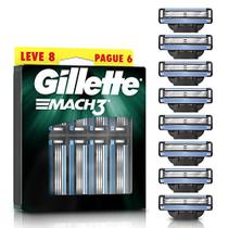 Carga para aparelho Gillette Mach3 Regular 8 Unidades