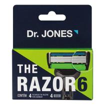 Carga para Barbeador Dr. Jones The Razor6 4 unidades