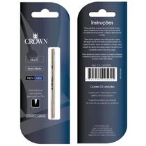Carga Para Caneta Crown Esferográfica Mini D1 CA16005N - Cor Azul+Preto