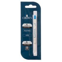 Carga Para Caneta Crown Esferográfica Tipo Parker CA14007A - Cor Azul