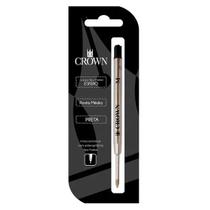Carga Para Caneta Crown Esferográfica Tipo Parker CA14007P - Cor Preto Carga Para Caneta Crown Esferográfica Tipo Parker CA14007P - Cor Preto