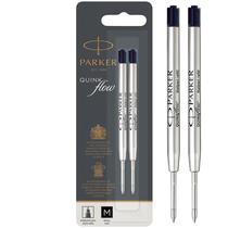 Carga para Caneta Esferográfica Parker Quinkflow Média Preta Pacote com 2 Carga para Caneta Esferográfica Parker Quinkflow Média Preta Pacote com 2