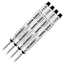 Carga para caneta Schmidt P8126 versão curta 9,9 cm tinta preta 4 unidades Carga para caneta Schmidt P8126 versão curta 9,9 cm tinta preta 4 unidades