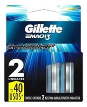 Carga Para Lâmina De Barbear Gillette Mach3 Regular C/ 2Un