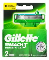 Carga para lamina de barbear Gillette Mach3 Sensitive 2 un