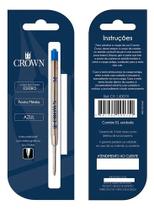 Carga Refil Caneta Crown Ca14007a Tipo Parker Esfero Azul