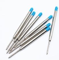 Carga Refil Cartucho De Caneta Esferográfica Metal Tipo Crown Parker Coroa Quinkflow Azul - Snaw Carga Refil Cartucho De Caneta Esferográfica Metal Tipo Crown Parker Coroa Quinkflow Azul - Snaw