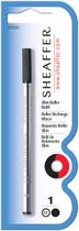 Carga Sheaffer Rollerball Slim Preta Média