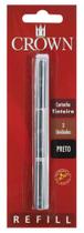 Carga Tinteiro Pequena Preta Com 3 Refis Ca32005p Crown Carga Tinteiro Pequena Preta Com 3 Refis Ca32005p Crown