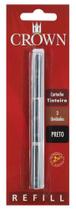 Carga Tinteiro Pequena Preta Com 3 Refis Ca32005p Crown Carga Tinteiro Pequena Preta Com 3 Refis Ca32005p Crown