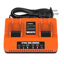 Cargador de Batería Energup WA3875 de Doble Puerto para Worx 20V
