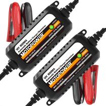 Cargador de Batería MOTOpower MP00205C 12V 800mA Paquete de 2 Cargador de Batería MOTOpower MP00205C 12V 800mA Paquete de 2