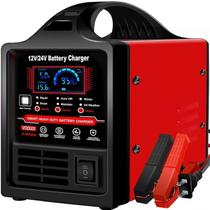 Cargador de Batería para Auto Voolex 12V 24V 13,2 kg, Modo Invierno, 110V Cargador de Batería para Auto Voolex 12V 24V 13,2 kg, Modo Invierno, 110V