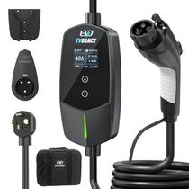 Cargador EVDANCE Nivel 2 EV 40A 9.6KW 240V con NEMA 14-50P Cargador EVDANCE Nivel 2 EV 40A 9.6KW 240V con NEMA 14-50P
