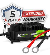 Cargador Impermeable de Litio para Carrito de Golf FORM 72V 10A