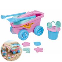 Cargo Brinquedo Praia Com 11 Peças Carrinho Balde Pá - Mor - Cargo Brinquedo Praia Com 11 Peças Carrinho Balde Pá - Mor -