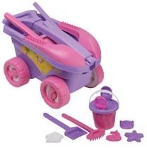 Cargo Brinquedo Praia Com 11 Peças Carrinho Balde Pá - Mor Cargo Brinquedo Praia Com 11 Peças Carrinho Balde Pá - Mor