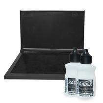 Carimbeira N3 Almofada na cor Preta + 2 Tintas Pretas Inclusas Carimbeira N3 Almofada na cor Preta + 2 Tintas Pretas Inclusas