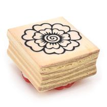 Carimbo Arte Fácil Flor CA-766 - 4x4cm Carimbo Arte Fácil Flor CA-766 - 4x4cm