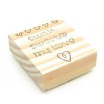 Carimbo Artesanal 6X7 S.W.O.K Sweet my Love - LC-87