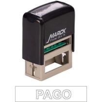 Carimbo Autoentintado Automático 38X14MM Pago Preto