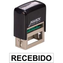 Carimbo Autoentintado Automático 38X14MM "recebido" Preto Carimbo Autoentintado Automático 38X14MM "recebido" Preto
