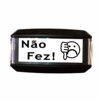 Carimbo Automatico Autoentintado Escola NÃO FEZ
