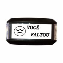 Carimbo Automatico Autoentintado ESCOLAR VOCÊ FALTOU 14x38mm