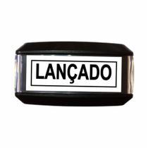 Carimbo Automatico Autoentintado LANÇADO com Borda
