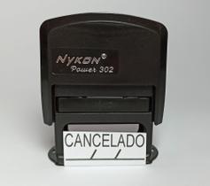 Carimbo automático c/ a palavra CANCELADO C 3,7cm x 1,3cm Carimbo automático c/ a palavra CANCELADO C 3,7cm x 1,3cm