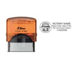 Carimbo Automático Hubco Printer S-845 com Tinta Laranja Carimbo Automático Hubco Printer S-845 com Tinta Laranja