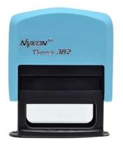 Carimbo Automático Nykon 302 Azul Bebê Carimbo Automático Nykon 302 Azul Bebê
