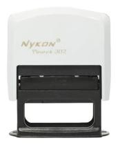 Carimbo Automático Nykon 302 Branco Carimbo Automático Nykon 302 Branco