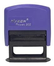 Carimbo Automático Nykon 302 Violeta Carimbo Automático Nykon 302 Violeta