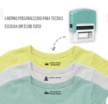 Carimbo Automático Personalizado + Tinta Para Tecido