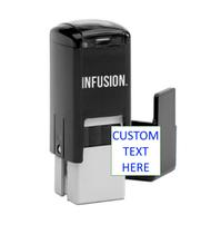 Carimbo Automático Quadrado Personalizado Pequeno Infusion Carimbo Automático Quadrado Personalizado Pequeno Infusion
