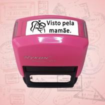 Carimbo Automático Visto Pela Mamãe - Tema Colo Carimbo Automático Visto Pela Mamãe - Tema Colo