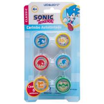 Carimbo Autotintado Sonic Blister com 6 Unidades Leo&Leo